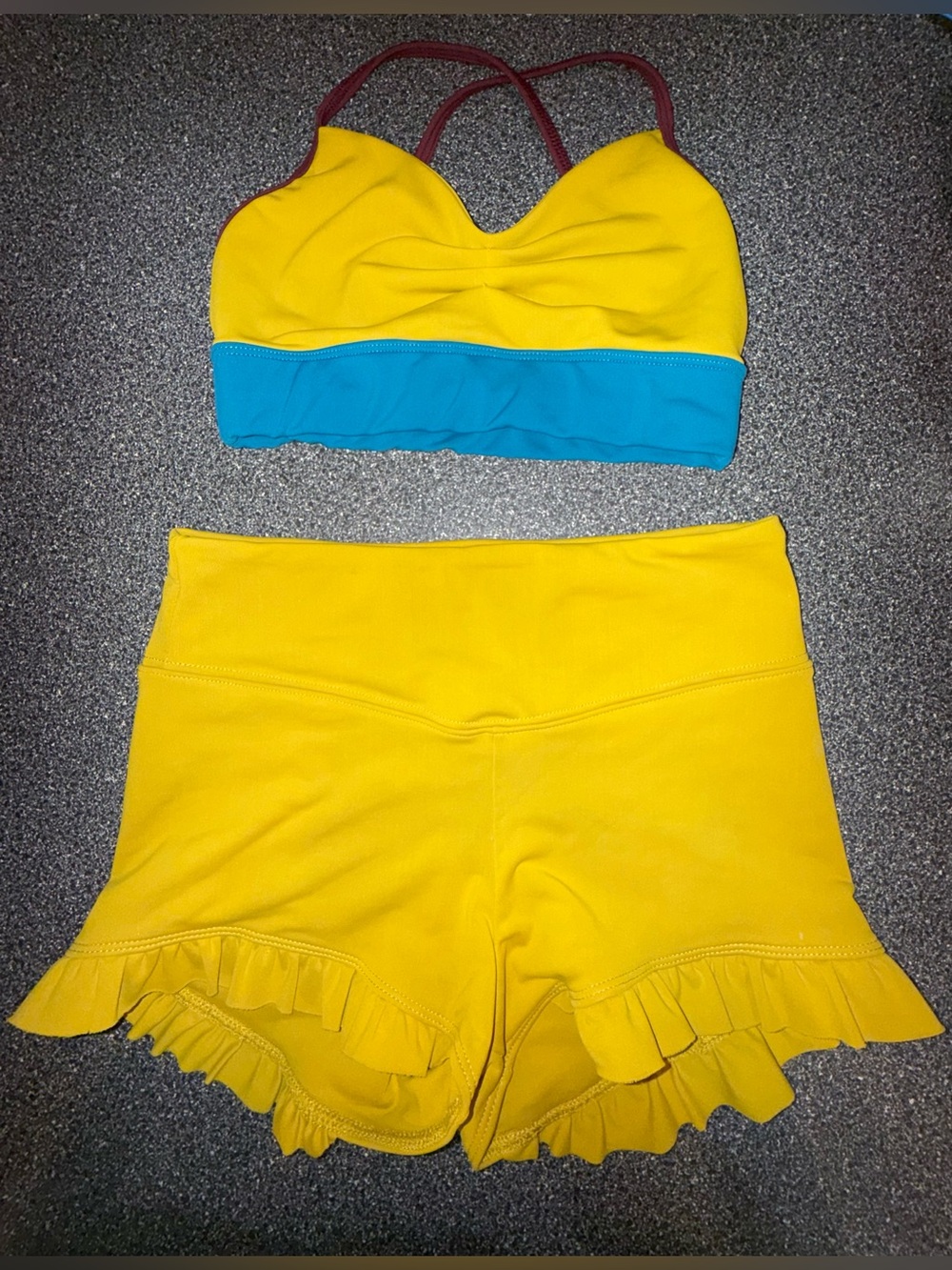 Tiger Friday Dance Set 2 Piece Top Size Adult X-Small, Bottom Size Adult Small